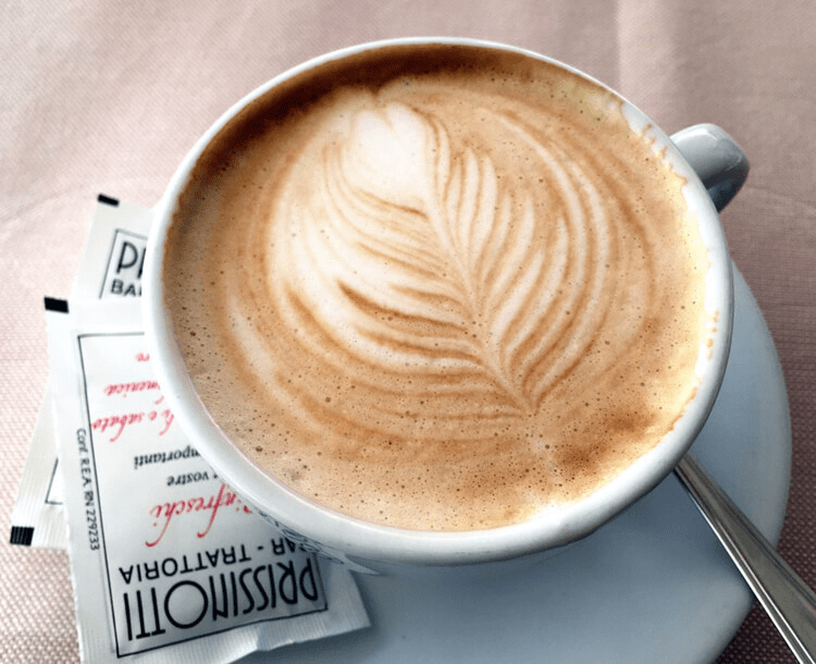 latte yapımı italyan cafe latte